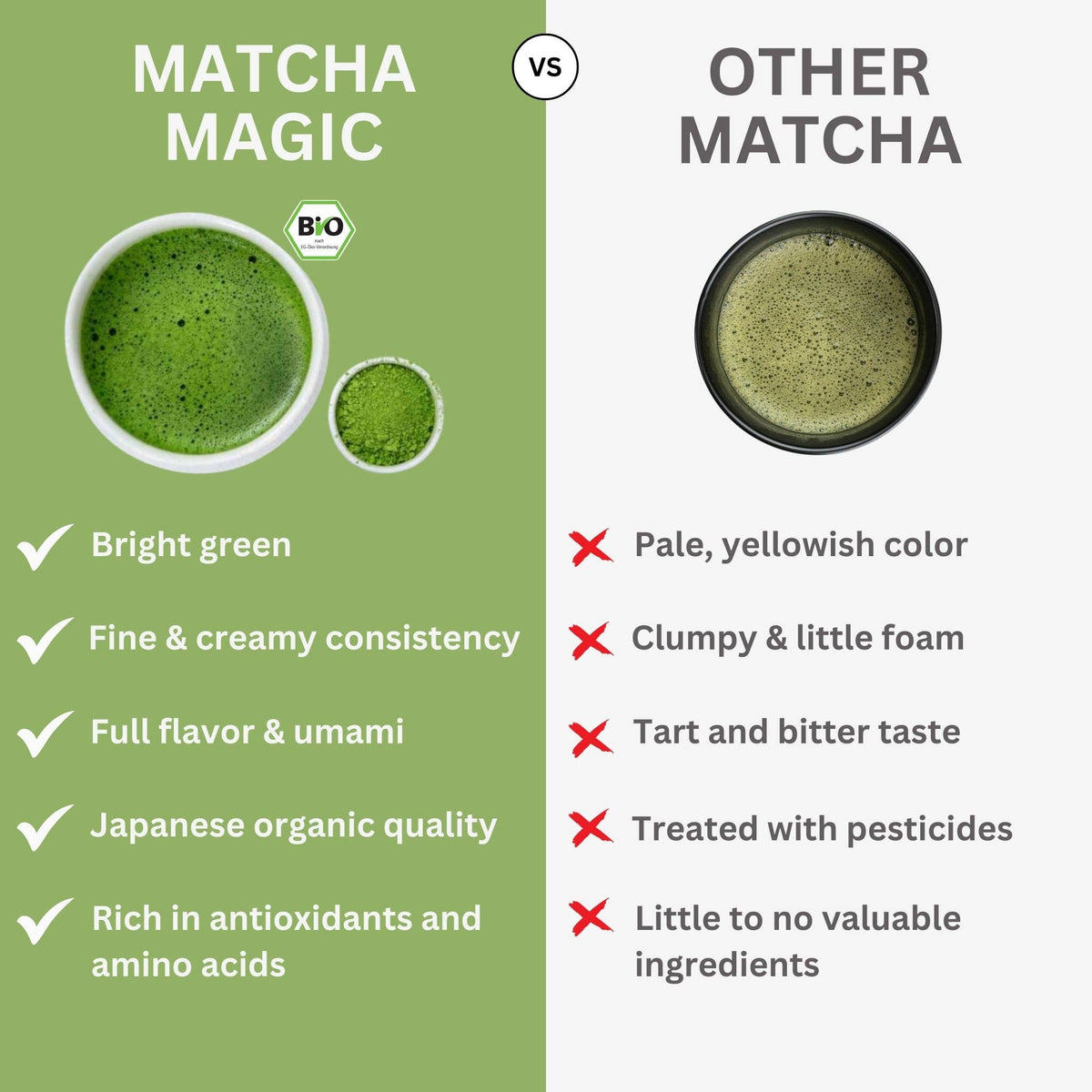 Bio Matcha Latte Mix - Bulk (1kg)